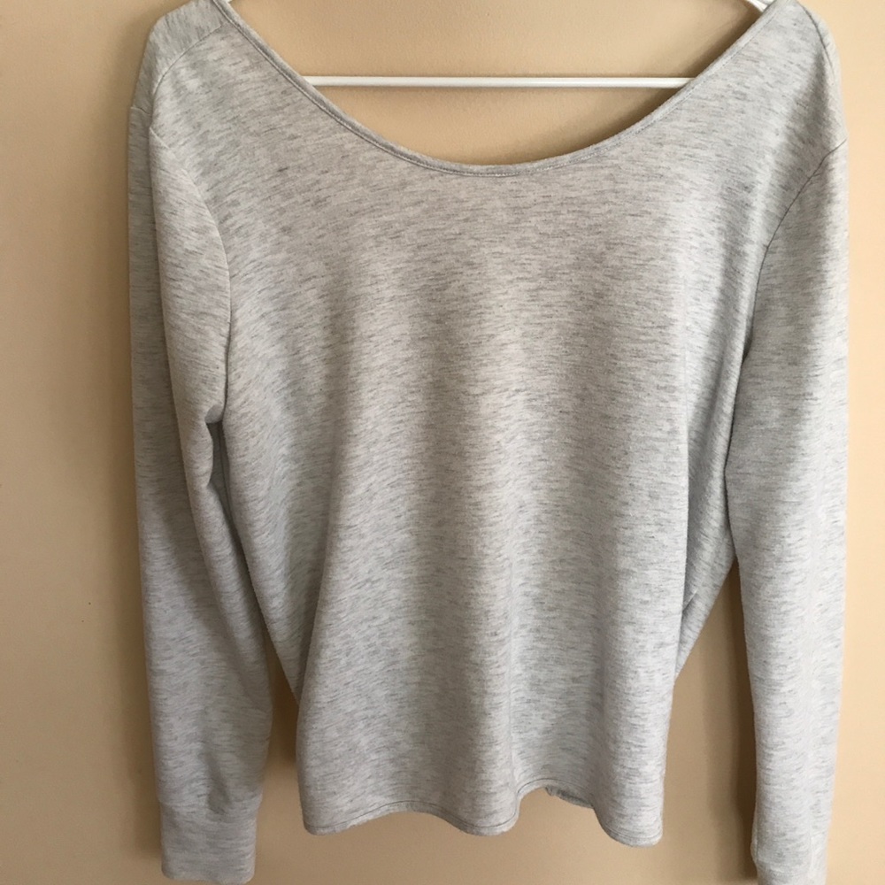 *PINK* VS cozy open back top.